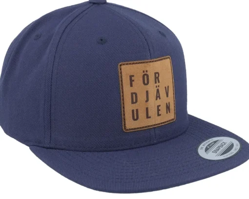 Snapback-Kränkt! För Djävulen Patch Navy Snapback - Blue