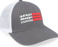 Trucker-American Needle Frank Lloyd Wright Valin White/Charcoal Trucker -
