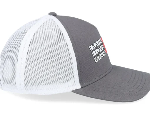 Trucker-American Needle Frank Lloyd Wright Valin White/Charcoal Trucker -