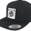 Snapback-Born To Ride Free Soul Skull Patch Black Snapback -