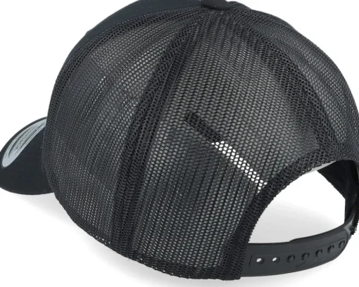 Trucker-Born To Ride Free Soul Skull Patch Black Trucker -