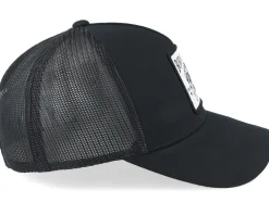 Trucker-Born To Ride Free Soul Skull Patch Black Trucker -