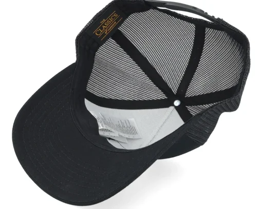 Trucker-Born To Ride Free Soul Skull Patch Black Trucker -