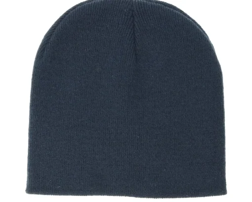 Best Beechfield French Navy Traditional Blank Beanie - Blue