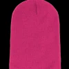 New Beechfield Fuschia Long Blank Beanie -