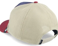 Trucker-Goorin Bros. Gb2 Rooster The Rocker Relaxed Navy/Burgundy A-Frame Trucker - Blue