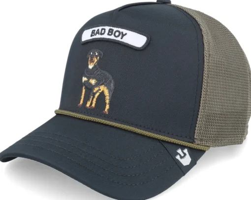 Trucker-Goorin Bros. Gb2 Rooster The Rocker Relaxed Navy/Burgundy A-Frame Trucker - Blue