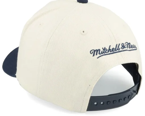 Adjustable-Mitchell & Ness Georgetown Hoyas Final Four Pro Crown Ceam/Navy A-frame Adjustable -