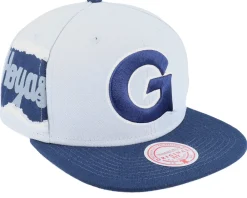 Best Mitchell & Ness Georgetown Hoyas Jumbotron Ncaa Grey/Navy Snapback -