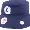 Online Mitchell & Ness Georgetown Hoyas Newco Navy/Grey Bucket - Blue