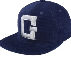 Best Mitchell & Ness Georgetown Hoyas U All Directions Navy Snapback - Blue