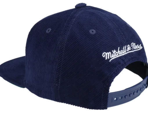 Best Mitchell & Ness Georgetown Hoyas U All Directions Navy Snapback - Blue