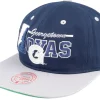Snapback-Mitchell & Ness Georgetown Hoyas Varsity Letter /Grey Snapback - Blue