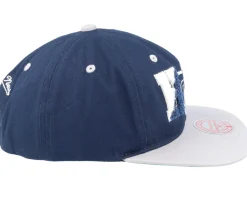 Snapback-Mitchell & Ness Georgetown Hoyas Varsity Letter /Grey Snapback - Blue