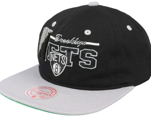Snapback-Mitchell & Ness Georgetown Hoyas Varsity Letter /Grey Snapback - Blue