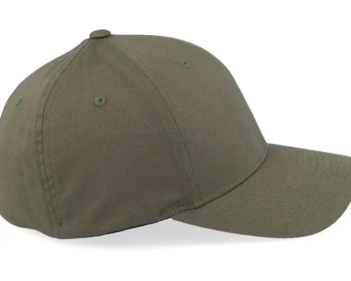 New Army Head Germany Army Skull Olive Wooly Combed Flexfit - Green