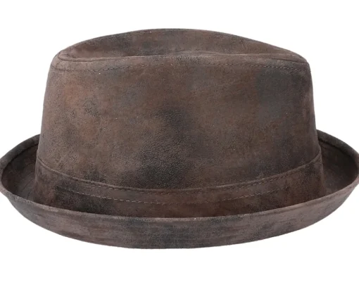 Best Stetson Gesperrt Player Pigskin Brown Trilby -