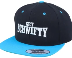 Outlet Scenes Get Schwifty Black/Teal Snapback -