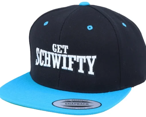 Outlet Scenes Get Schwifty Black/Teal Snapback -