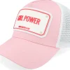 Trucker-John Hatter & Co Girl Power Pink/White A-Frame Trucker -