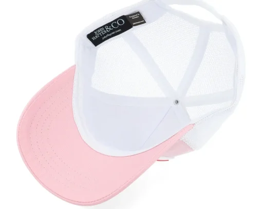 Trucker-John Hatter & Co Girl Power Pink/White A-Frame Trucker -