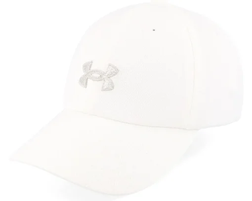 Kids-Under Armour Girl's Blitzing White Dad Cap -