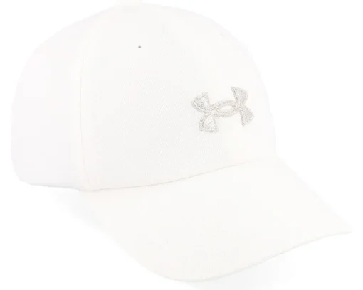 Kids-Under Armour Girl's Blitzing White Dad Cap -