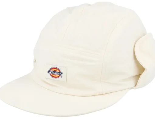 Earflap-Dickies Glendive Cap Whitecap Gray 5-Panel -