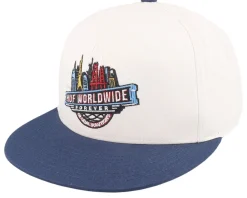 Sale HUF Global Solutions Hat Cream Snapback -