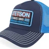 Trucker-Stetson Glow In The Dark Blue A-Frame Trucker -