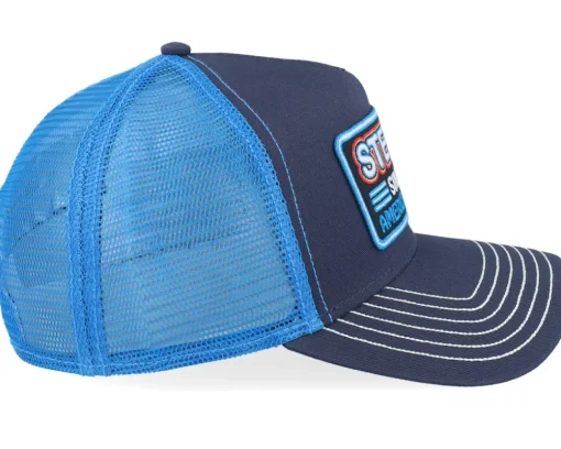 Trucker-Stetson Glow In The Dark Blue A-Frame Trucker -
