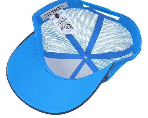 Trucker-Stetson Glow In The Dark Blue A-Frame Trucker -
