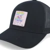 Trucker-The Smurfs Gnap Smurf Patch Black Trucker -