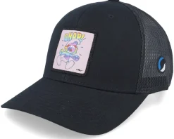 Trucker-The Smurfs Gnap Smurf Patch Black Trucker -