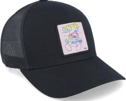 Trucker-The Smurfs Gnap Smurf Patch Black Trucker -