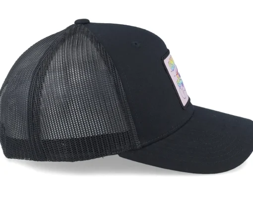 Trucker-The Smurfs Gnap Smurf Patch Black Trucker -