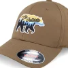 Flexfit-Wild Spirit Go Outside Bear Coyote Flexfit Wooly Combed - Brown