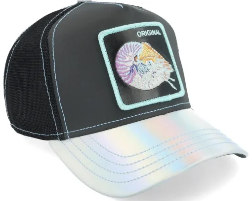 Trucker-Goorin Bros. Go Way Back Deep Sea Black Trucker -