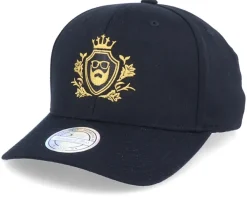 Adjustable-Bearded Man Golden Crest Black/Gold Adjustable -