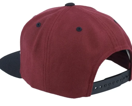 Best Bearded Man Golden Crest Maroon/Black/Gold Snapback -