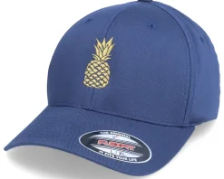 Fashion Abducted Golden Pineapple Navy Flexfit -