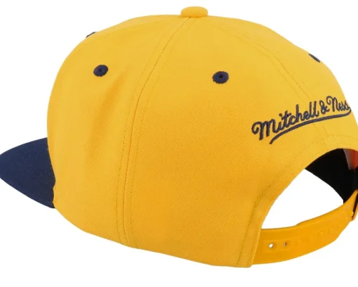 Snapback-Mitchell & Ness Golden State Warriors Breakthrough Yellow Snapback -