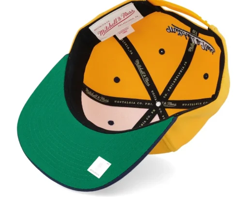 Snapback-Mitchell & Ness Golden State Warriors Breakthrough Yellow Snapback -