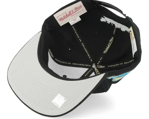 Snapback-Mitchell & Ness Golden State Warriors Neon Tropical Hwc Snapback - Black