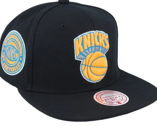 Snapback-Mitchell & Ness Golden State Warriors Neon Tropical Hwc Snapback - Black