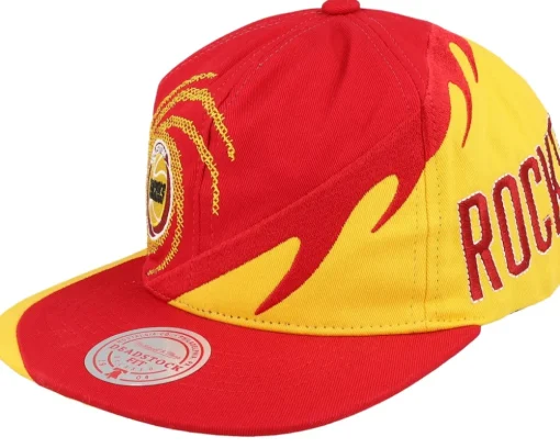 Snapback-Mitchell & Ness Golden State Warriors Spiral Deadstock Snapback - Yellow