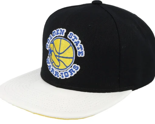 Snapback-Mitchell & Ness Golden State Warriors SSBSTS Hwc /White Snapback - Black