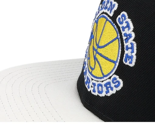 Snapback-Mitchell & Ness Golden State Warriors SSBSTS Hwc /White Snapback - Black