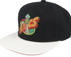 Snapback-Mitchell & Ness Golden State Warriors SSBSTS Hwc /White Snapback - Black