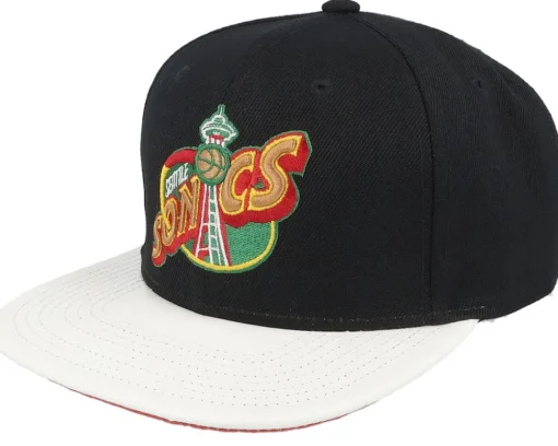 Snapback-Mitchell & Ness Golden State Warriors SSBSTS Hwc /White Snapback - Black